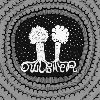 Owlbiter/The Haunted Continents split" cover art