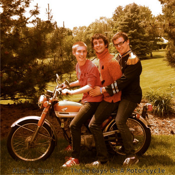 Three Guys on a Motorcycle cover art