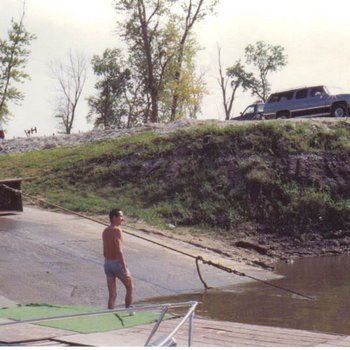 next to the boat cover art