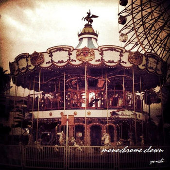 monochrome clown cover art