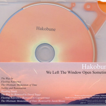 we left the window open sometimes cover art