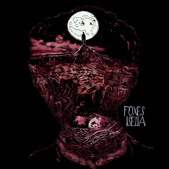 DK028: Foxes / Iselia - Split 12" LP cover art
