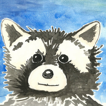 raccoon record cover art