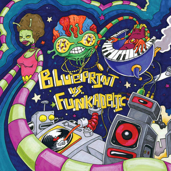 Blueprint vs Funkadelic cover art
