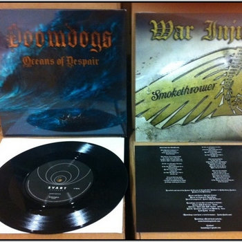 Doomdogs / War Injun - Split 7" cover art