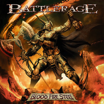 BATTLERAGE "Blood, Fire, Steel" cover art