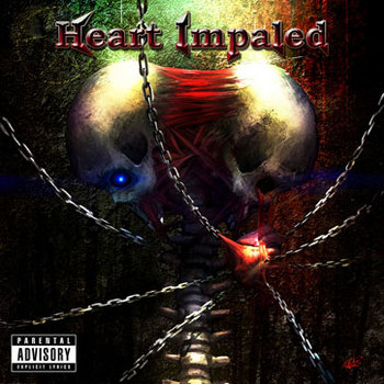 Heart Impaled 14 Track LP cover art