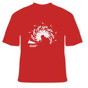 Life Without Buildings - Red Spiral T​-​shirt cover art