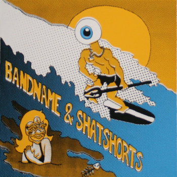 Shat Shorts / Bandname Split 7" cover art
