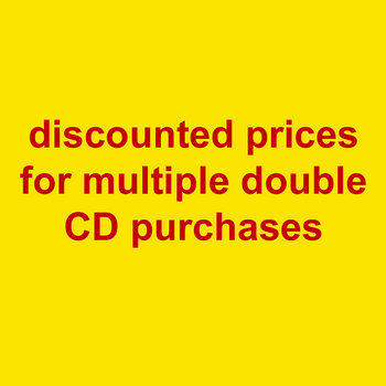discounted prices for multiple double CDs cover art