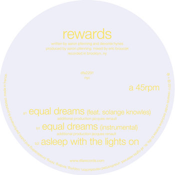 DFA 12" 'Equal Dreams' cover art