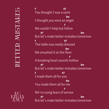 Better Mistakes (single & pastiche) cover art