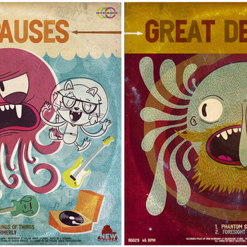 Great Deceivers / The Pauses 12" Split cover art