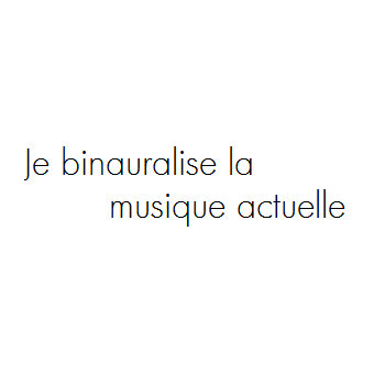Binaural musique actuelle cover art