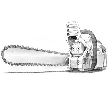 chainsaw cover art