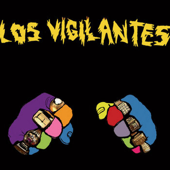 LOS VIGILANTES "self-titled" LP cover art