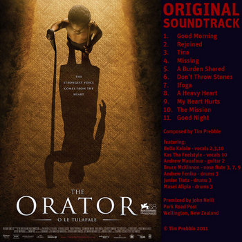THE ORATOR Film Soundtrack cover art