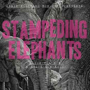 Annie Mulz x Moe Pope Present: Stampeding Elephants cover art