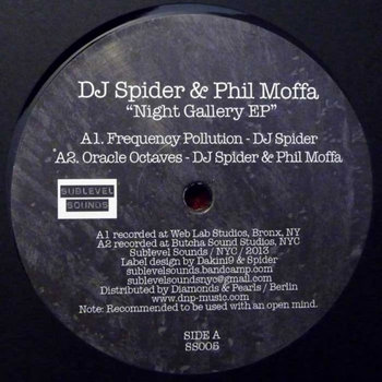 Night Gallery EP - DJ Spider & Phil Moffa (Vinyl Only) cover art
