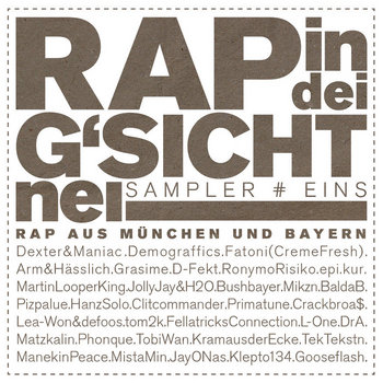 Rap in dei G'sicht nei! Sampler # eins cover art