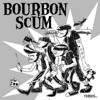 Bourbon Scum vs Knyghts of Fuzz cover art