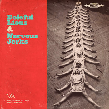 Nervous Jerks / Doleful Lions Split Lathe-cut 8" cover art
