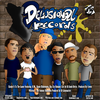 Delusional Records 7 Inch cover art
