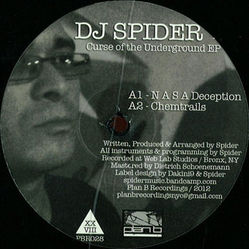 "Curse Of The Underground EP" - DJ Spider (Vinyl Only) cover art